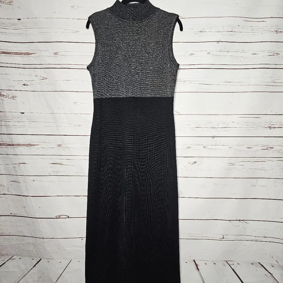 carole little maxi dress Carole Little Purple Rayon Maxi Dress Beaded Fringe Hem Sleeveless Size 10P